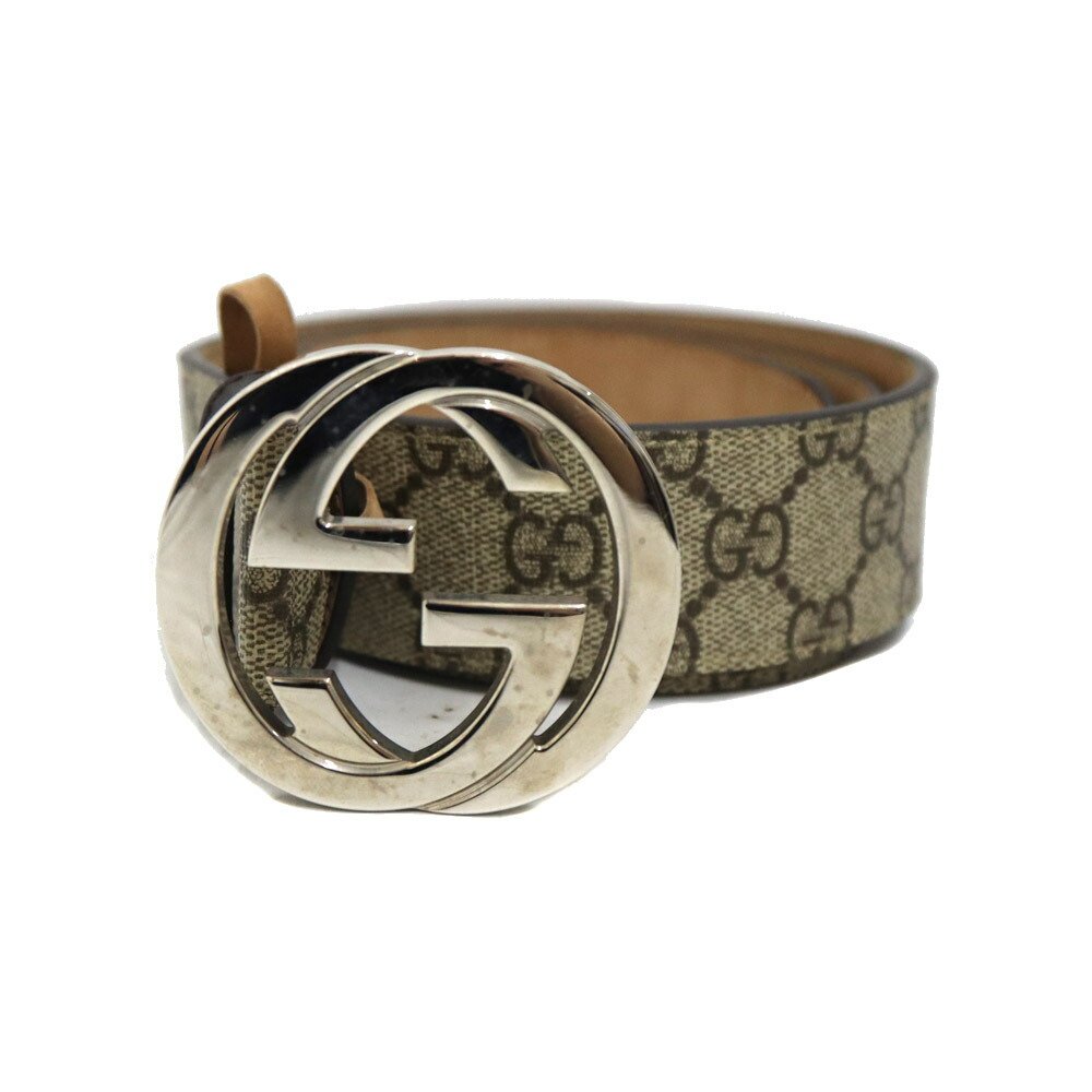 楽天市場】GUCCI グッチメンズレザーベルト ブラックインター