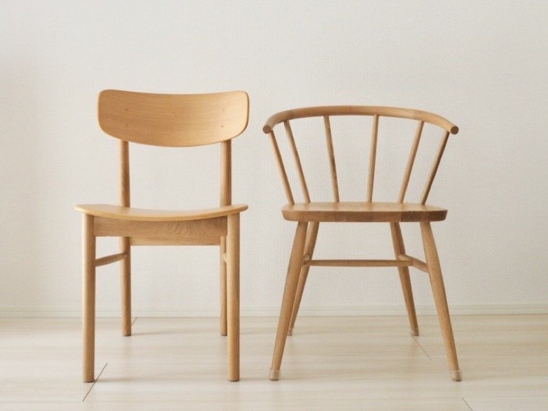 無印良品の椅子｜ラウンドチェアとアームチェアどう違う？比べてみまし