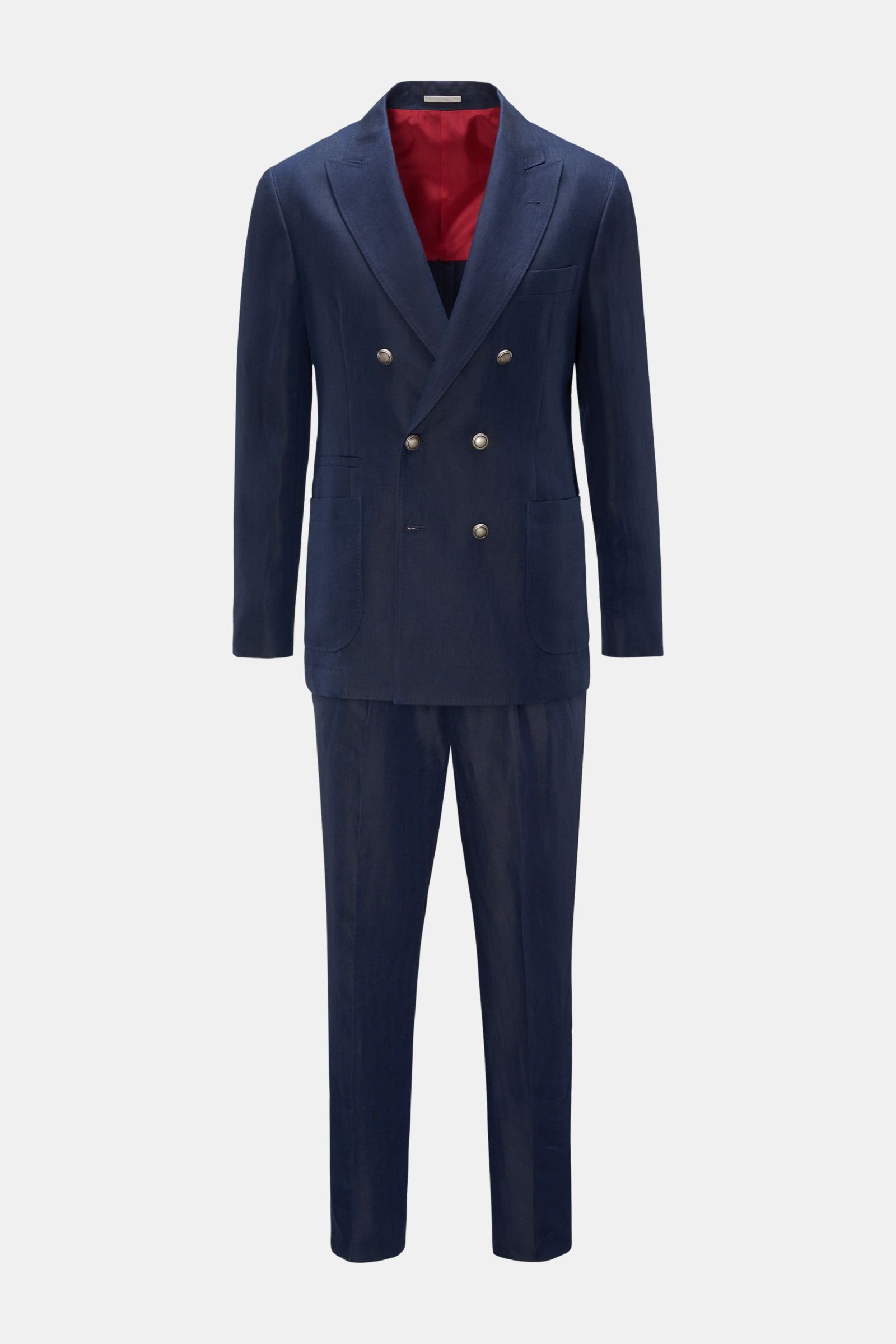 BRUNELLO CUCINELLI linen suit navy | BRAUN Hamburg