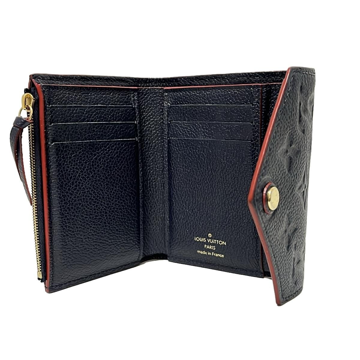 ルイヴィトン/3つ折り財布/ポルトフォイユヴィクトリーヌ/マリーヌ