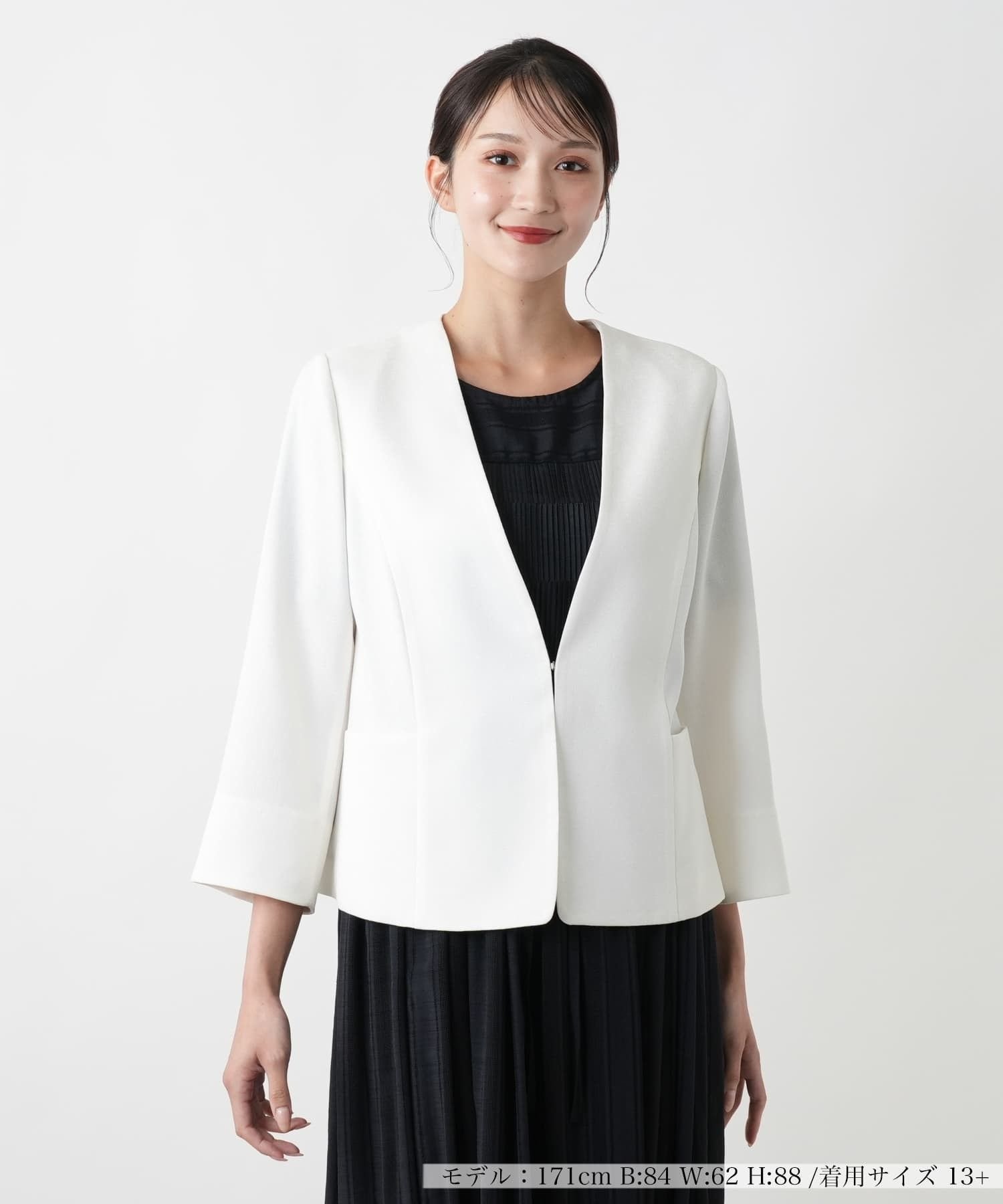 店舗人気】ノーカラージャケット【セレモニー】|レリアン プラスハウス