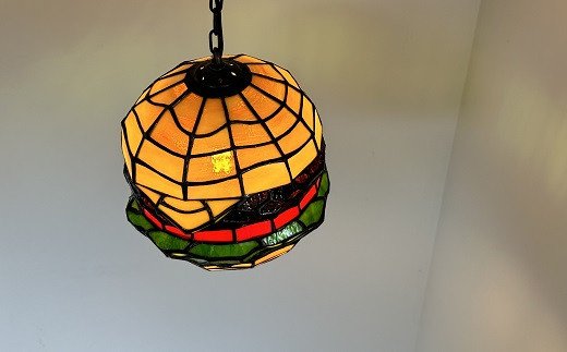 ステンドグラス ランプ 《 バーガータイプ 》 照明器具一式 インテリア