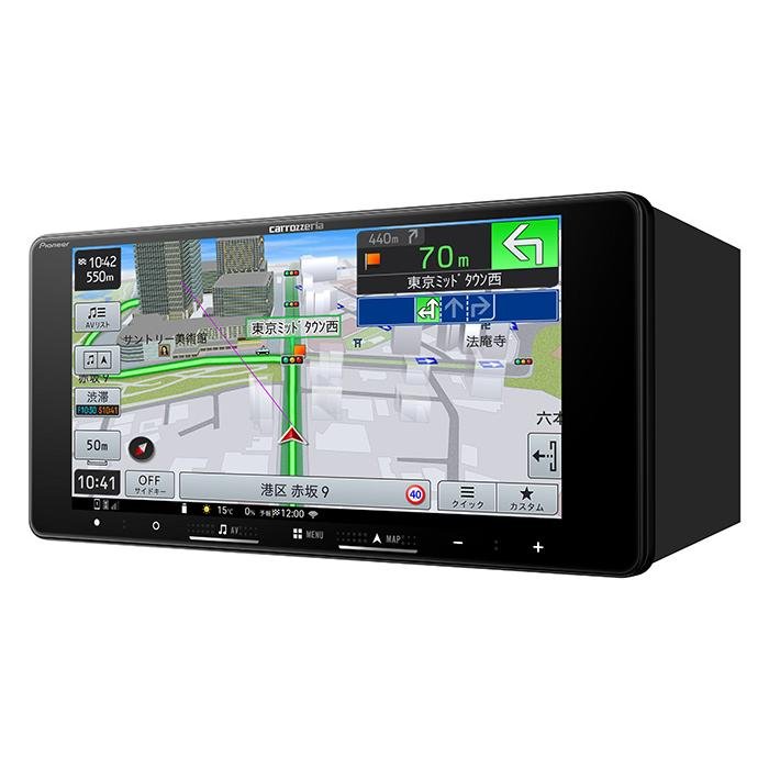 carrozzeria 楽ナビ 7V型ワイト/TV/Bluetooth/USB CA/AA対応 カーナビ