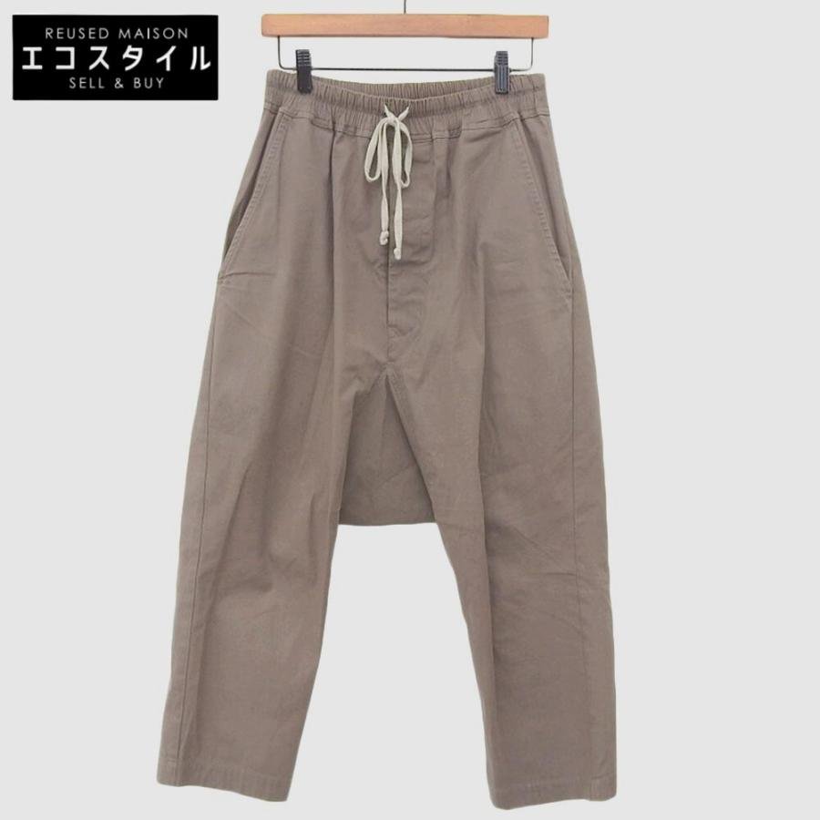 Rick Owens リックオウエンス ドローストリング クロップド サルエル