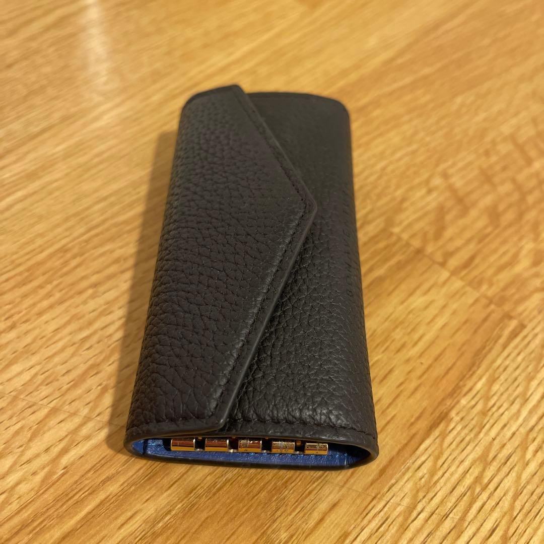 ボナベンチュラ　キーケース　ブラック ボナベンチュラ】ラウンドジップ スマートキーケース ボッタラート